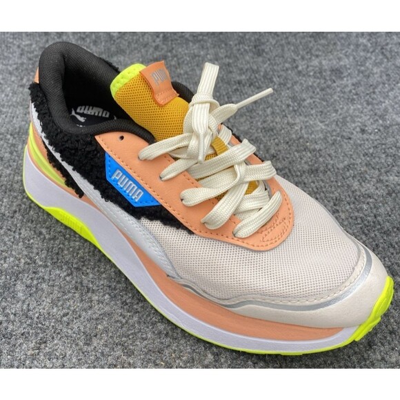 PUMA Low Rider Sneakers Women's Size 6.5 Casual Peach Black Neon Yellow - Picture 1 of 13